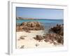 Spiaggia Rosa (Pink Beach) on Island of Budelli, La Maddalena Nat'l Park, Sardinia, Italy-Oliviero Olivieri-Framed Photographic Print