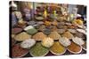 Spice and Sweet Stall in the Market, Ahmedabad, Gujarat, India-Annie Owen-Stretched Canvas