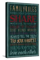 Spice Family Rules I-Grace Popp-Stretched Canvas