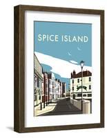 Spice Island - Dave Thompson Contemporary Travel Print-Dave Thompson-Framed Art Print