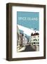 Spice Island - Dave Thompson Contemporary Travel Print-Dave Thompson-Framed Giclee Print