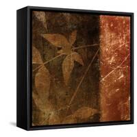 Spice Leaves 1B-Kristin Emery-Framed Stretched Canvas