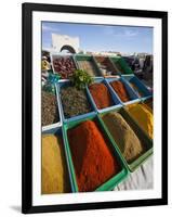 Spice Market, Douz, Sahara Desert, Tunisia-Walter Bibikow-Framed Photographic Print