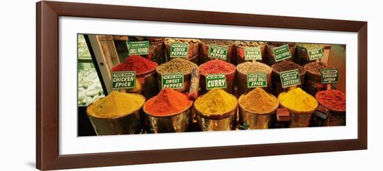 Spice Market Istanbul Turkey-null-Framed Photographic Print