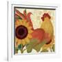 Spice Roosters II-Veronique Charron-Framed Art Print