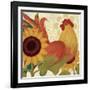 Spice Roosters II-Veronique Charron-Framed Art Print