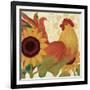 Spice Roosters II-Veronique Charron-Framed Art Print