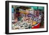 Spice Shop at the Wednesday Flea Market in Anjuna, Goa, India, Asia-Yadid Levy-Framed Photographic Print