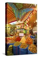 Spice Stall, Medina, Meknes, Morocco, North Africa, Africa-Neil-Stretched Canvas