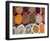 Spices and Pulses in Market, Manakha, Sana'a Province, Yemen-Peter Adams-Framed Photographic Print