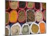 Spices and Pulses in Market, Manakha, Sana'a Province, Yemen-Peter Adams-Mounted Photographic Print