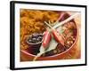 Spices for Meat Dishes (Chilli and Bay Leaf)-Eising Studio - Food Photo and Video-Framed Photographic Print