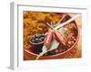 Spices for Meat Dishes (Chilli and Bay Leaf)-Eising Studio - Food Photo and Video-Framed Photographic Print