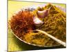 Spices for Pasta and Rice (Saffron, Curry Powder and Garlic)-Eising Studio - Food Photo and Video-Mounted Photographic Print