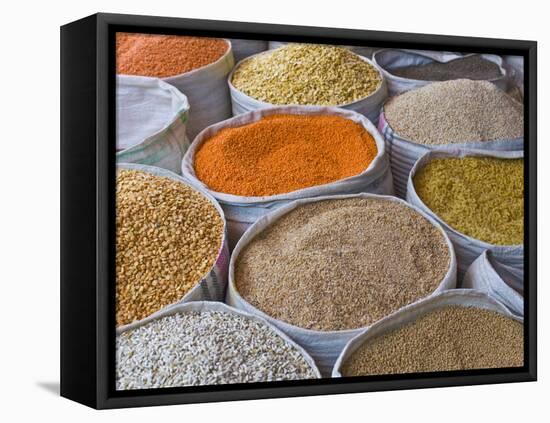 Spices For Sale, Addis Ababa, Ethiopia, Africa-Michael Runkel-Framed Stretched Canvas