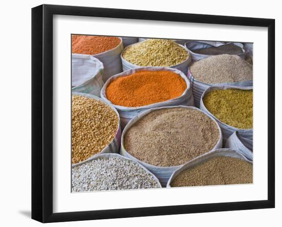 Spices For Sale, Addis Ababa, Ethiopia, Africa-Michael Runkel-Framed Photographic Print