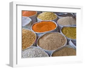 Spices For Sale, Addis Ababa, Ethiopia, Africa-Michael Runkel-Framed Photographic Print