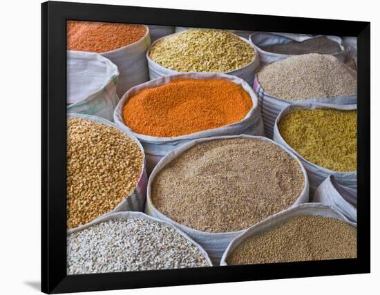 Spices For Sale, Addis Ababa, Ethiopia, Africa-Michael Runkel-Framed Photographic Print