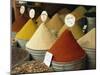 Spices for Sale in Spices Souk, the Mellah, Marrakech, Morocco-Lee Frost-Mounted Photographic Print