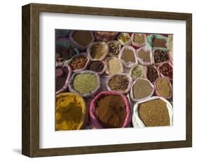 Spices for Sale, Margao Market, Goa, India-Short Michael-Framed Photographic Print