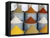 Spices for Sale, Marrakesh, Morocco, North Africa, Africa-Thouvenin Guy-Framed Stretched Canvas