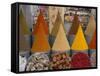 Spices for Sale, Mellah District, Marrakesh (Marrakech), Morocco, North Africa, Africa-Gavin Hellier-Framed Stretched Canvas