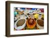 Spices for Sale on the Covered Spice Market, West Indies-Michael Runkel-Framed Photographic Print