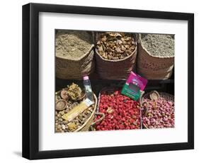 Spices for Sale, Souk in the Medina, Marrakech (Marrakesh), Morocco, North Africa-Nico Tondini-Framed Photographic Print