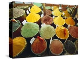 Spices, Grand Bazaar, Istanbul, Turkey, Eurasia-Sylvain Grandadam-Stretched Canvas