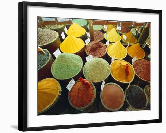 Spices, Grand Bazaar, Istanbul, Turkey, Eurasia-Sylvain Grandadam-Framed Photographic Print