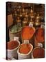 Spices in the Market, Istanbul, Turkey, Europe-Woolfitt Adam-Stretched Canvas