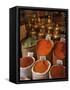 Spices in the Market, Istanbul, Turkey, Europe-Woolfitt Adam-Framed Stretched Canvas