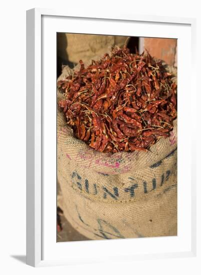 Spices, Jaipur, Rajasthan, India, Asia-Doug Pearson-Framed Photographic Print