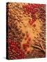 Spices, Nuts, Almonds and Cherries Forming a Surface-Luzia Ellert-Stretched Canvas