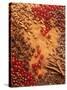 Spices, Nuts, Almonds and Cherries Forming a Surface-Luzia Ellert-Stretched Canvas