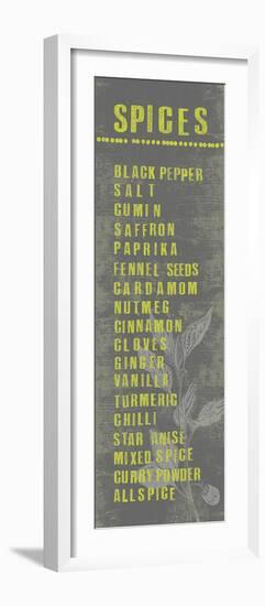 Spices-The Vintage Collection-Framed Giclee Print