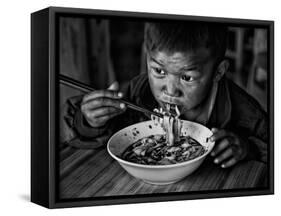 Spicy Noodle-Bj Yang-Framed Stretched Canvas