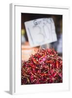 Spicy Red Chillies, Kandy, Central Province in the Sri Lanka Highlands, Sri Lanka, Asia-Matthew Williams-Ellis-Framed Photographic Print