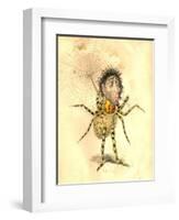 Spider 1873 'Missing Links' Parade Costume Design-Charles Briton-Framed Giclee Print