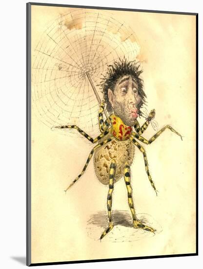 Spider 1873 'Missing Links' Parade Costume Design-Charles Briton-Mounted Giclee Print