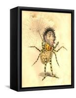 Spider 1873 'Missing Links' Parade Costume Design-Charles Briton-Framed Stretched Canvas