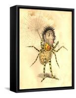 Spider 1873 'Missing Links' Parade Costume Design-Charles Briton-Framed Stretched Canvas