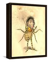 Spider 1873 'Missing Links' Parade Costume Design-Charles Briton-Framed Stretched Canvas