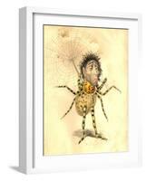 Spider 1873 'Missing Links' Parade Costume Design-Charles Briton-Framed Giclee Print