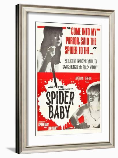 Spider Baby, Jill Banner, Beverly Washburn-null-Framed Art Print