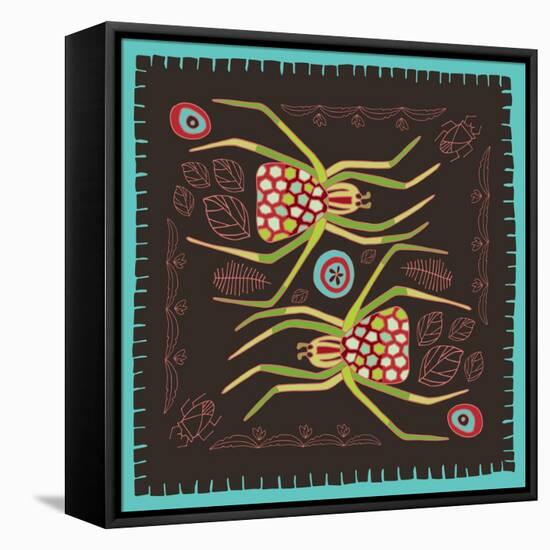 Spider, Crab Spider-Belen Mena-Framed Stretched Canvas