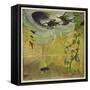 Spider, Fly and Bee-Ernest Henry Griset-Framed Stretched Canvas