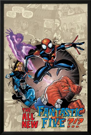 Spider-Girl No.87 Cover: Spider-Girl-Ron Frenz-Lamina Framed Poster