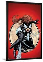 Spider-Island: The Amazing Spider-Girl No.1 Cover: Spider-Girl Swinging and Shooting-Patrick Zircher-Lamina Framed Poster