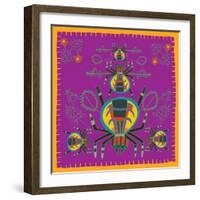 Spider, Jumping Spider-Belen Mena-Framed Giclee Print